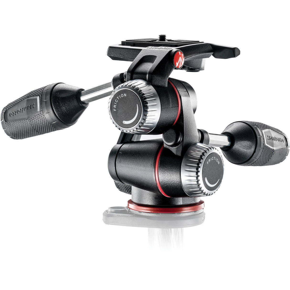 X-PRO 3-Way tripod head with retractable levers