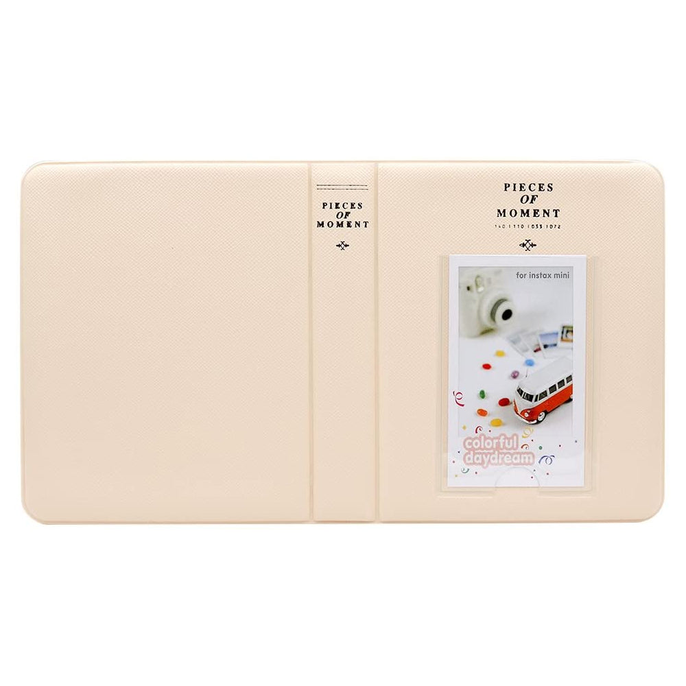 Zenko Compatible 64 sheet Album for Fujifilm Instax Mini Film (3 inch) (Beige)