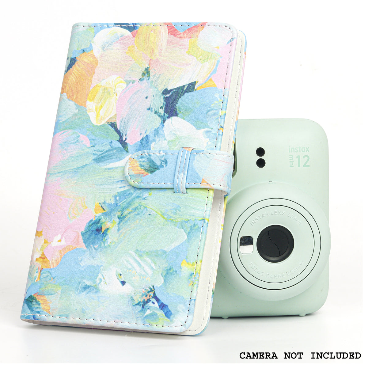 Zikkon 108-Sheets Album For Fujifilm Instax Mini Film (3 inch) Petals oil painting