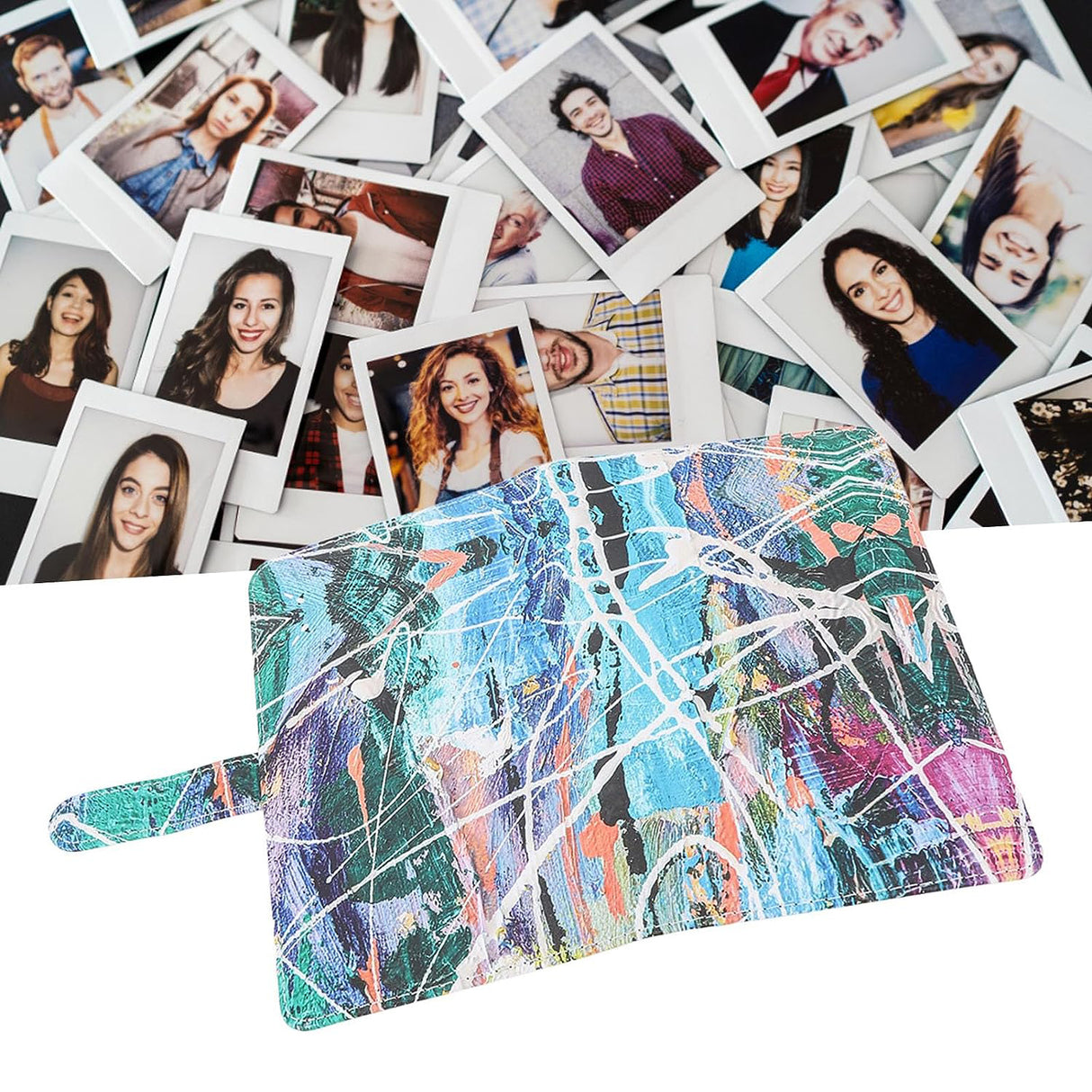 Zikkon 108-Sheets Album For Fujifilm Instax Mini Film (3 inch) Colorful graffiti