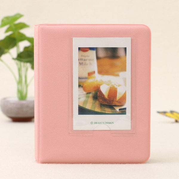 ZENKO INSTAX CANDY PHOTO ALBUM 64 SHEET FOR MINI FILM LIGHT PINK