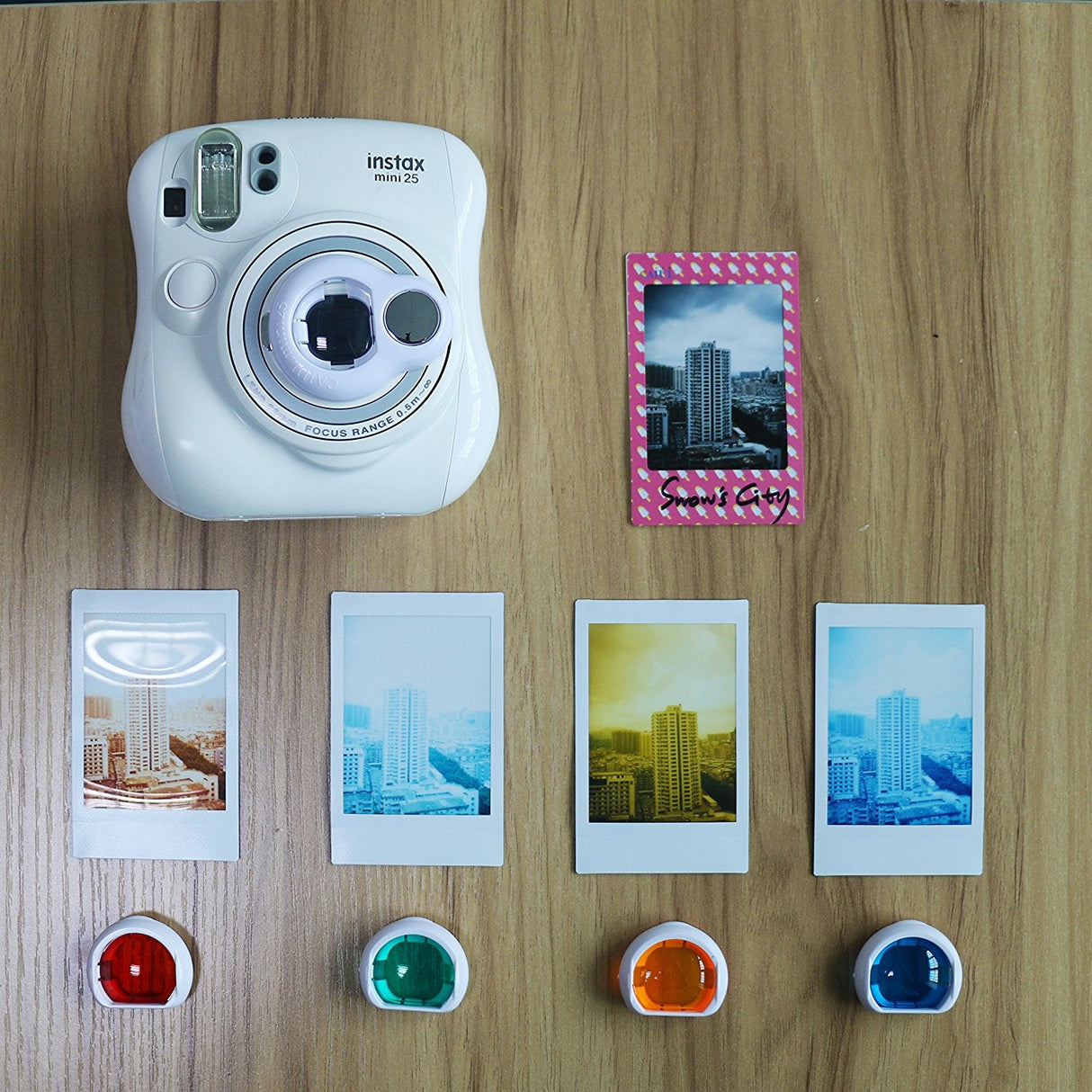 ZENKO INSTAX MINI 25 COLOR CLOSE UP LENS (PINK,YELLOW,BLUE,GREEN)