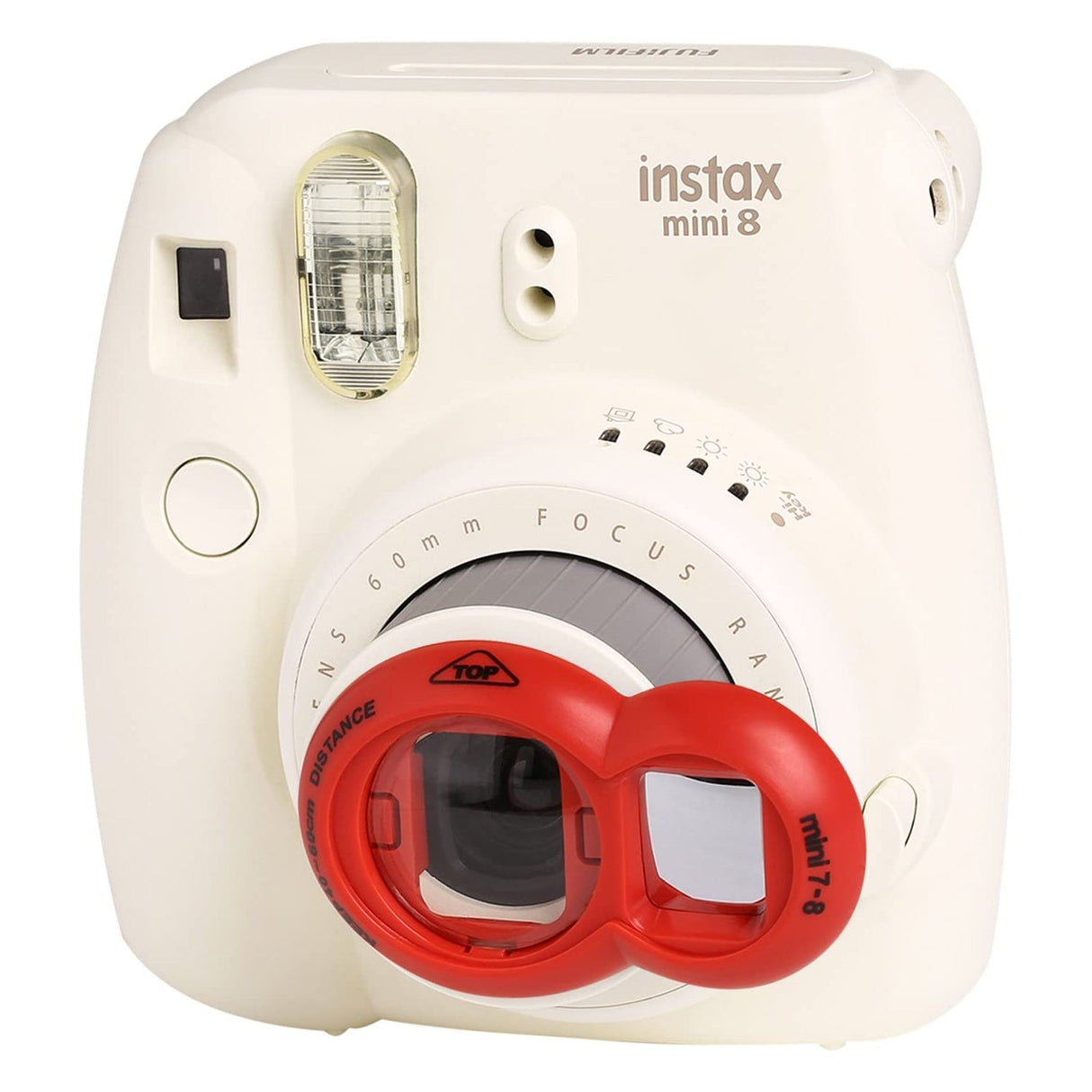 ZENKO INSTAX MINI 8 8+ 9 GENERAL CLOSE UP LENS RED