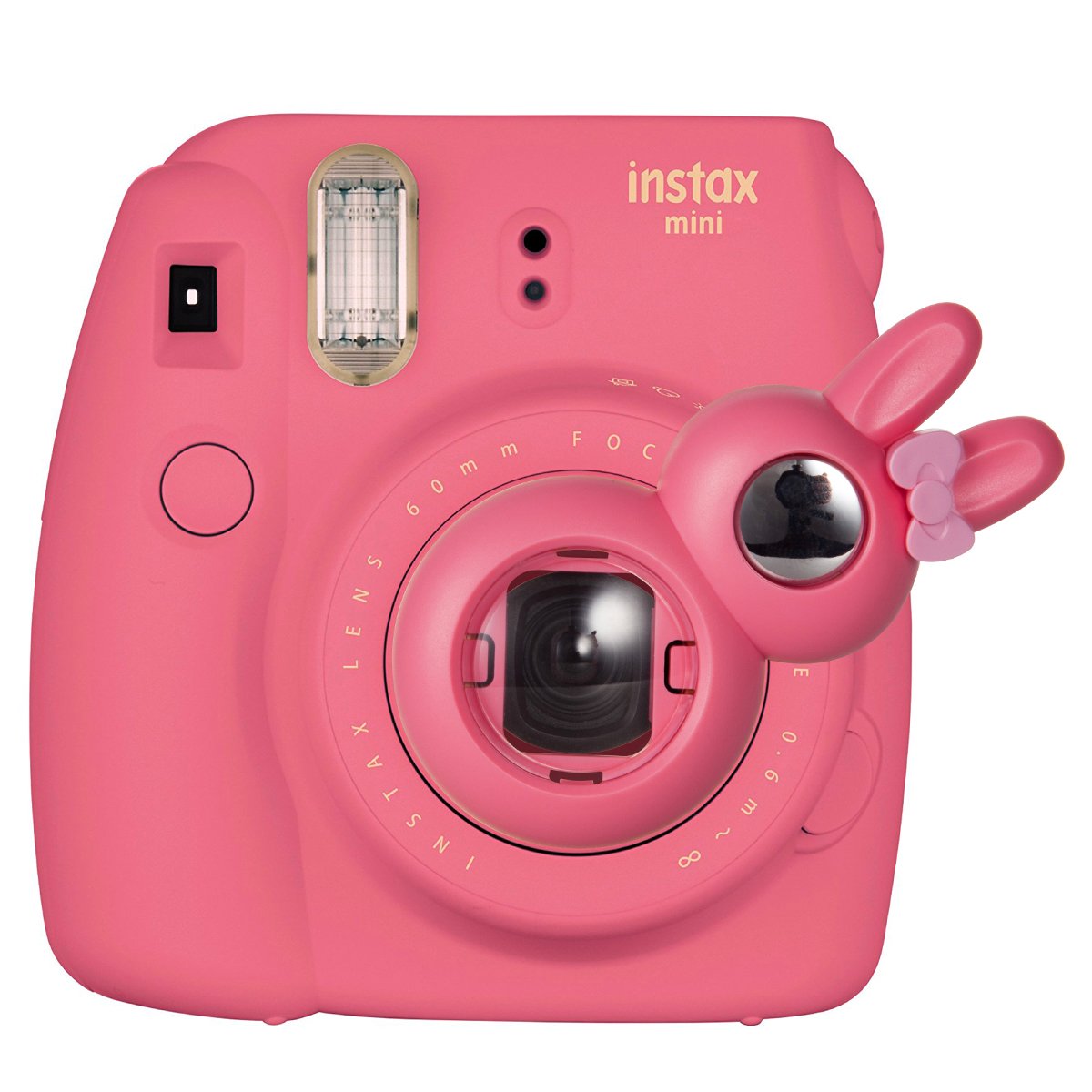 ZENKO INSTAX MINI 8 8+ 9 RABBIT CLOSE UP LENS (Flamingo Pink)