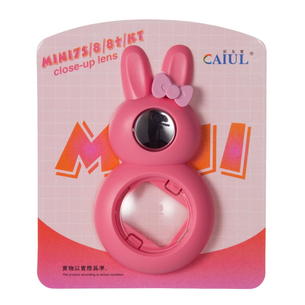 ZENKO INSTAX MINI 8 8+ 9 RABBIT CLOSE UP LENS (Flamingo Pink)
