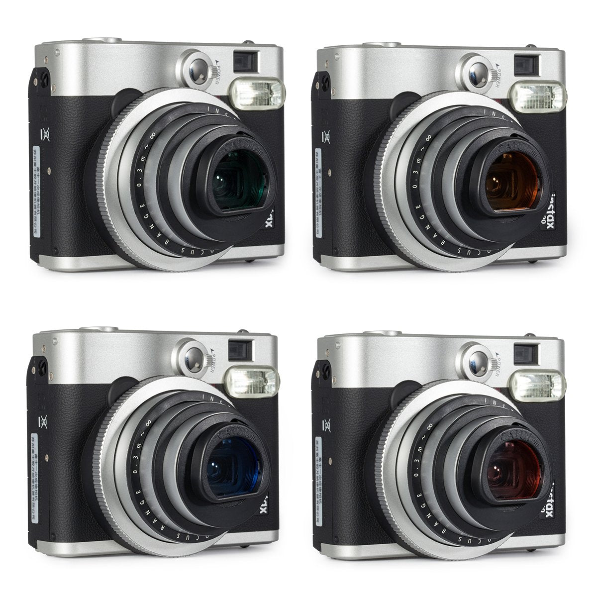 ZENKO INSTAX MINI 90 GRADIENT CLOSE UP LENS (PINK,YELLOW,BLUE,GREEN)