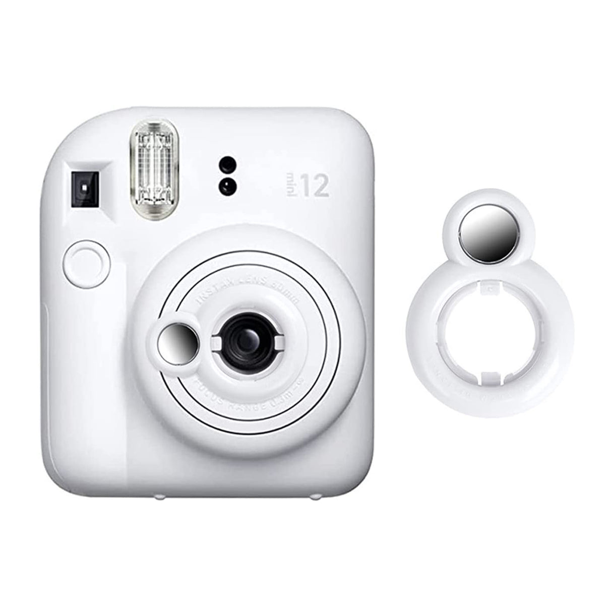 Zikkon INSTAX Mini 12 Selfie Close-up Lens Filter Clay White