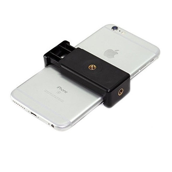 ZENKO Stand Clip Bracket Tripod/Mount Adapter for Mobile Holder Tripod Kit (Black, Supports Up to 500 g) Mobile Holder Set of 2 (Black)