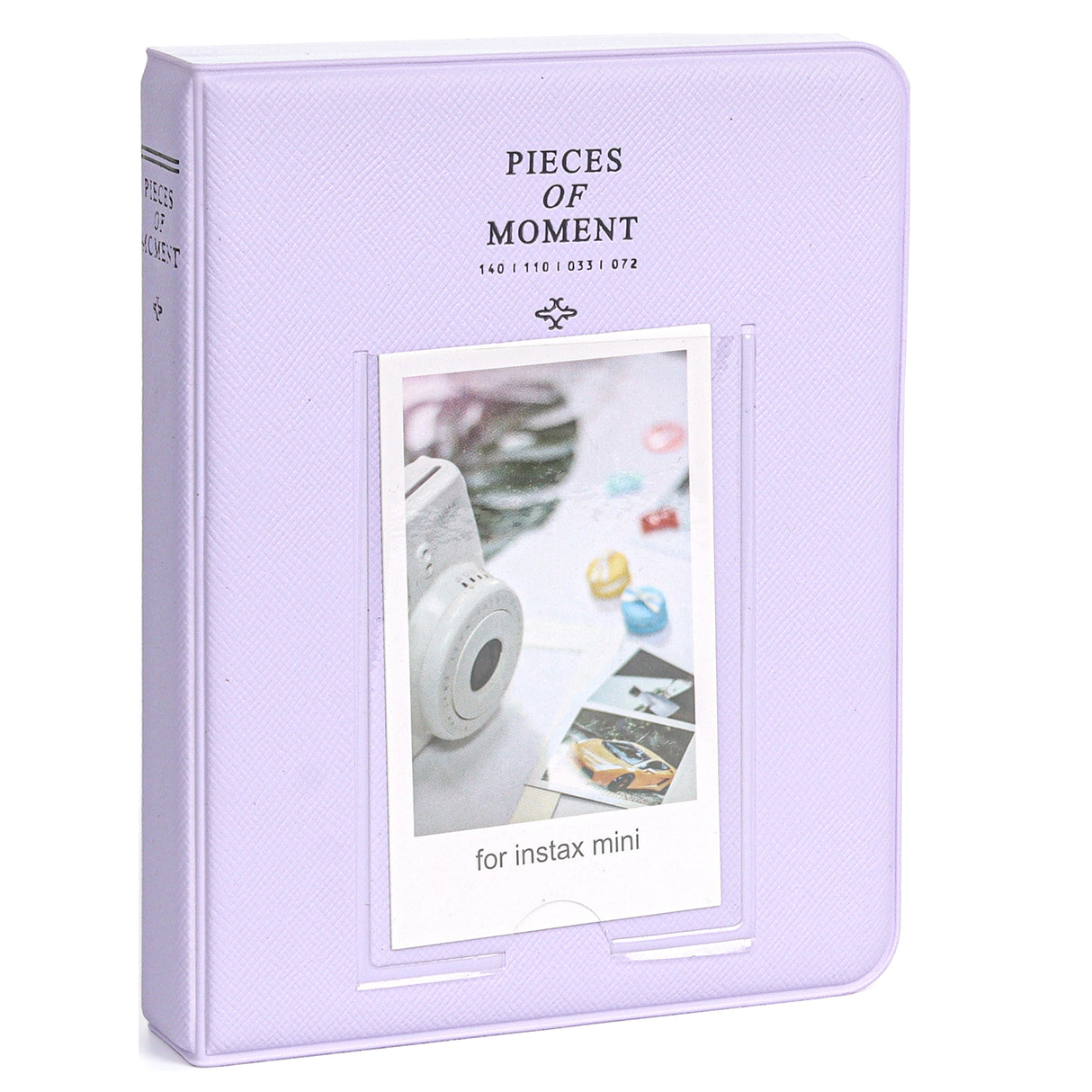 Zikkon Compatible 64 sheet Album for Fujifilm Instax Mini Film (3 inch) Lilac Purple