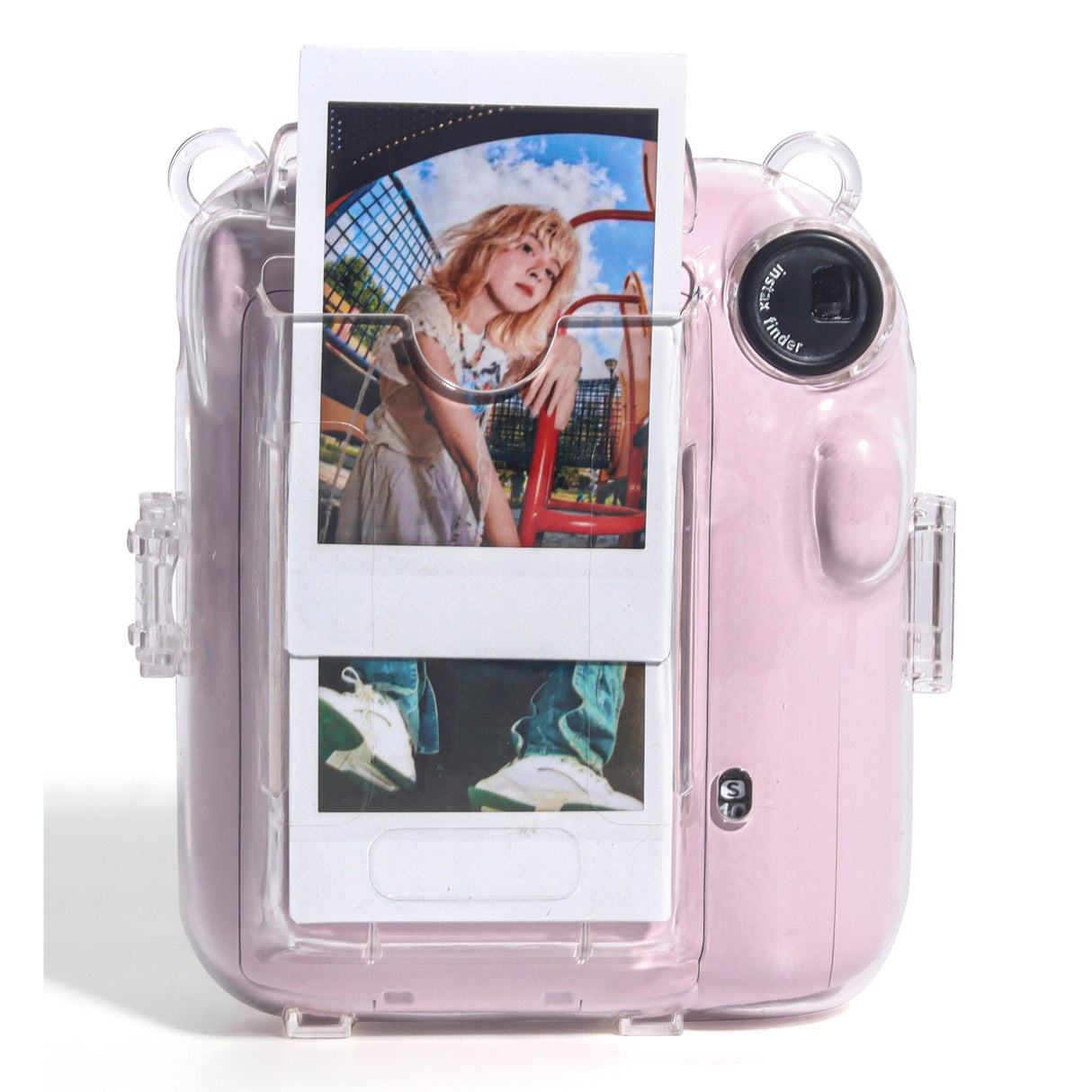ZIKKON Instax Mini 12 Crystal case with Crystal strap