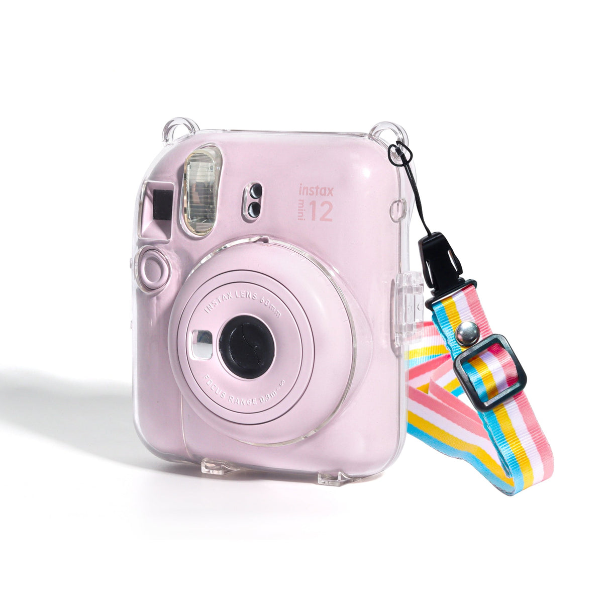 ZIKKON Instax Mini 12 Crystal case with Crystal strap