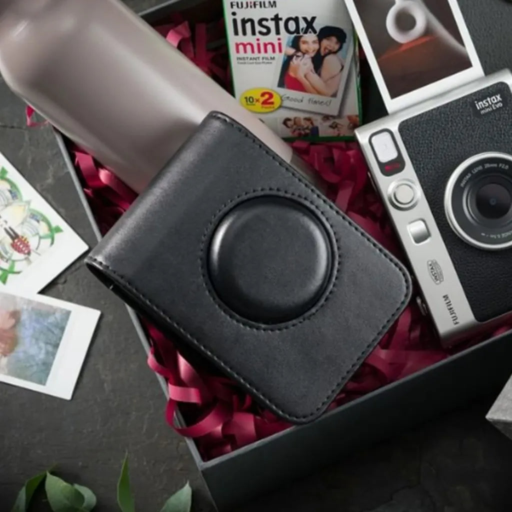 Zenko Instax mini Evo Camera PU Leather Case Bag Black