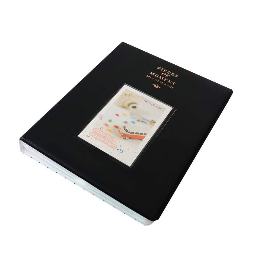 Zikkon Compatible 128 sheet Album for Fujifilm Instax Mini Film (3 inch) Black