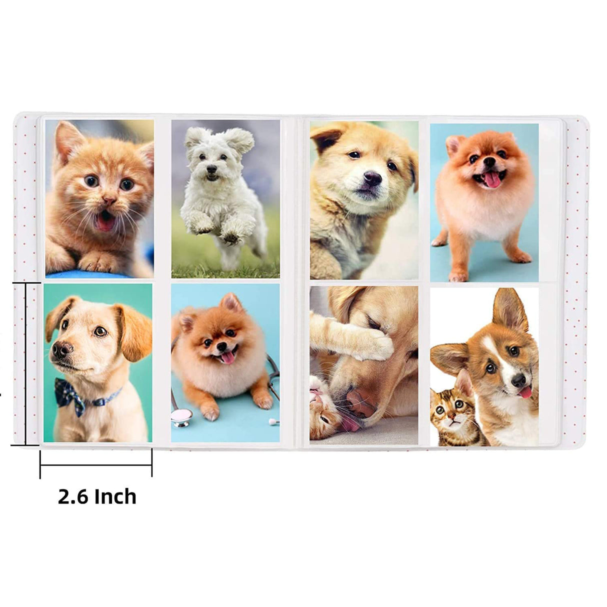 Zikkon Compatible 128 sheet Album for Fujifilm Instax Mini Film (3 inch) Black