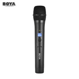 BOYA BY-WHM8 48-Channel UHF Dynamic Handheld Cardioid Mic Transmitter for BY-WM6, BY-WM8 Microphone System for Interview Presentation Talk Show Speech
