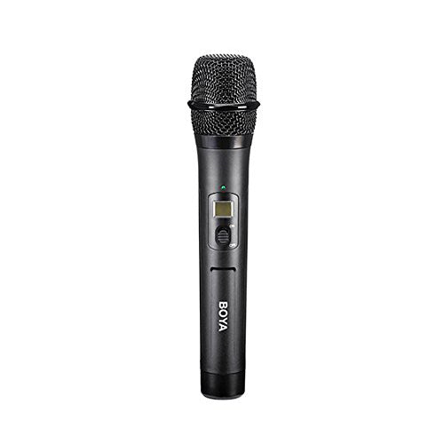 Boya BY-WHM8 UHF Wireless Handheld Transmitter Compatible with BY-WM6 and BY-WM8 receiver for Interview Presentation Talk Show Speech