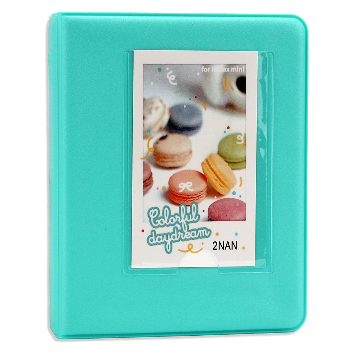 CAIUL 64 Pockets Mini Photo Album Mint Green