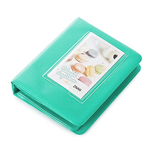 CAIUL 64 Pockets Mini Photo Album Mint Green