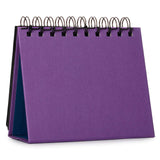 CAIUL 68 Pockets Desk Calendar Style Photo Album for Fujifilm Instax Mini 7s 8 8+ 9 25 26 50s 70 90 Films Purple