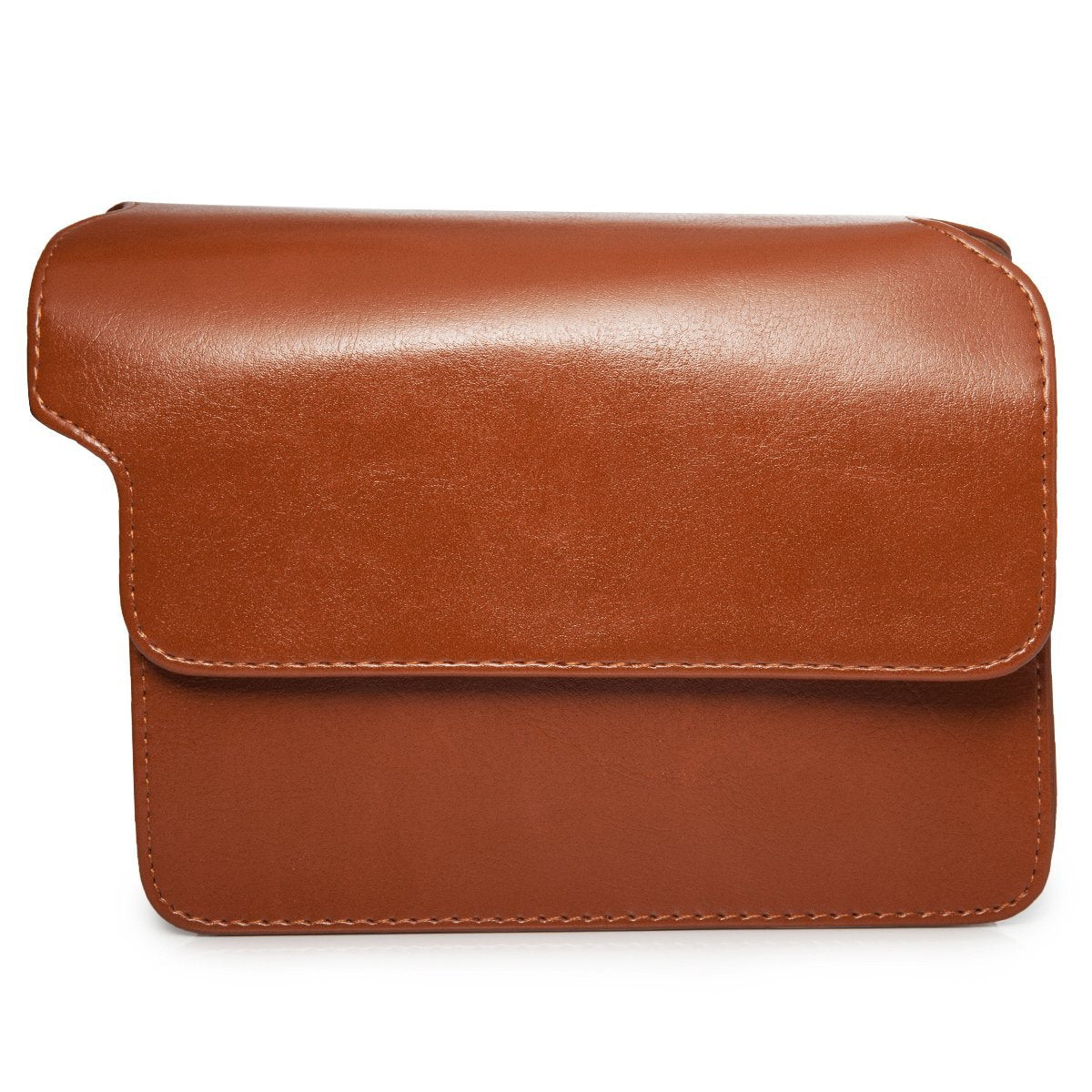 CAIUL Vintage Camera Case Bag For Fujifilm INSTAX Wide 300 Instant Camera,PU Leather Brown