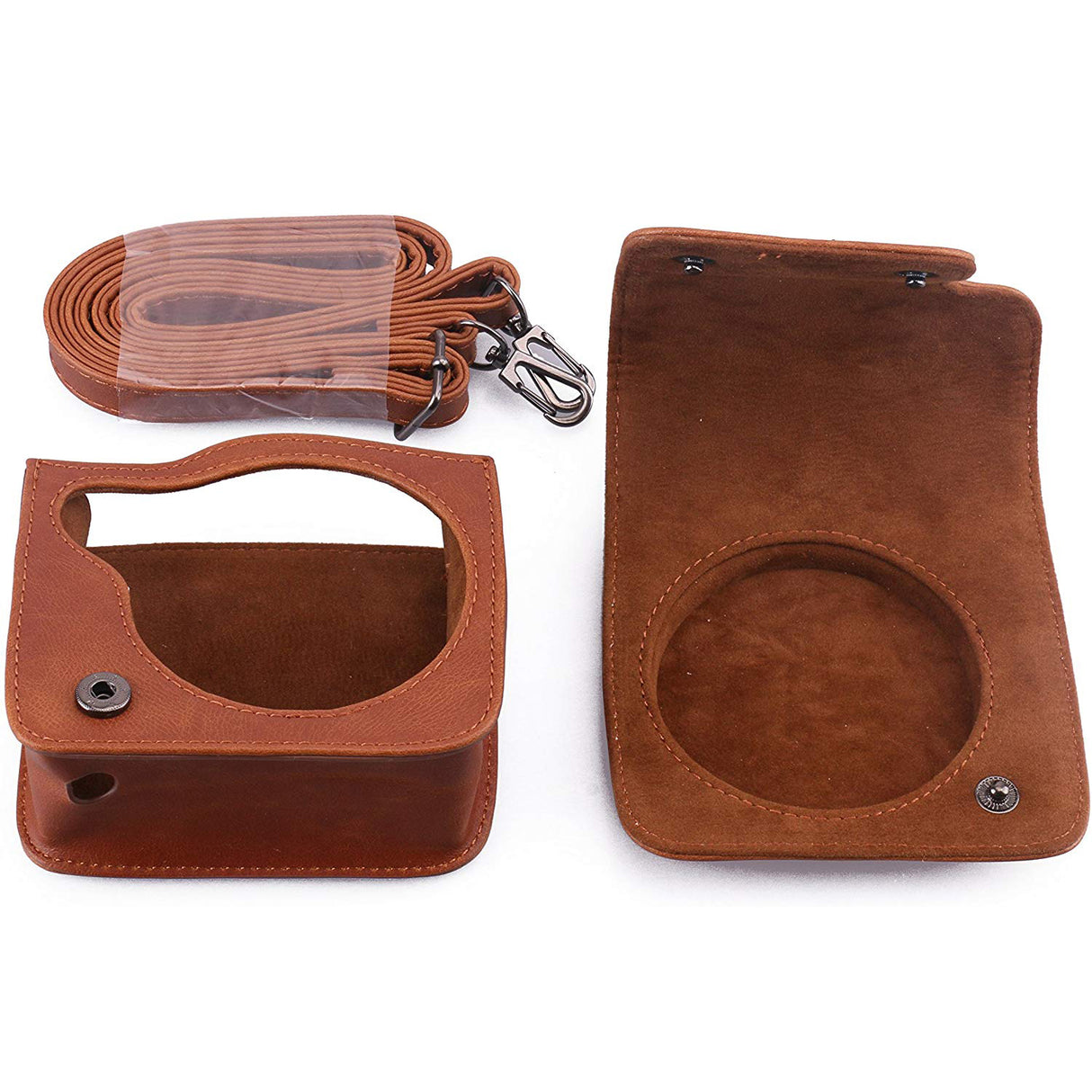 [Fujifilm Instax Mini 70 Case]  CAIUL Comprehensive Protection Instax Mini 70 Camera Case Bag With Soft PU Leather Material