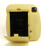 CAIUL Fashion Camera Case For Fujinfilm Instax Mini 8, Silica Gel Material Yellow