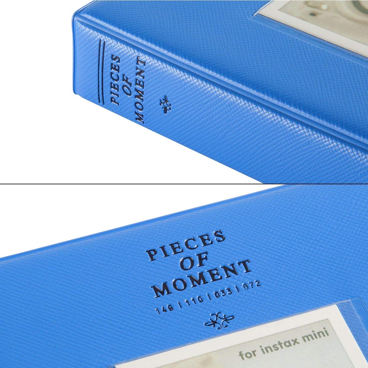 CAIUL 64 Pockets Mini Photo Album for Fujifilm Instax Mini 7s 8 8+ 9 25 26 50s 70 90 Film, Polaroid PIC-300 Z2300 Film Cobalt Blue