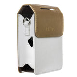 CAIUL PU Leather Case for Fujifilm INSTAX SHARE SP2 Smart Phone Printer Gold