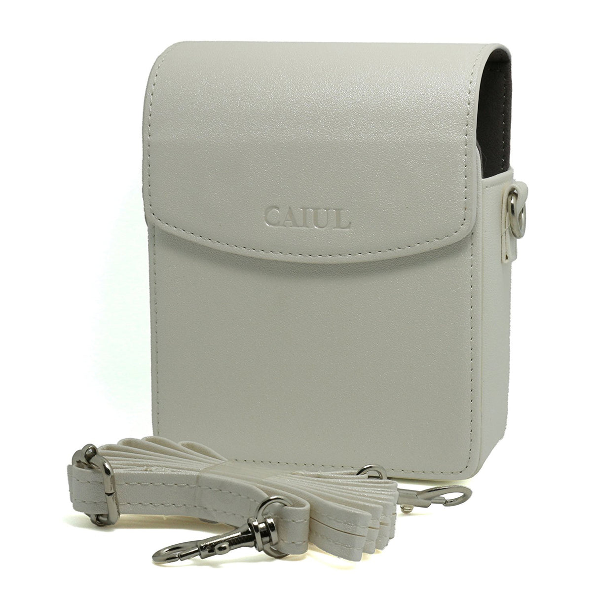 CAIUL PU Leather Case for Fujifilm Instax Share Smartphone Printer Sp1 White