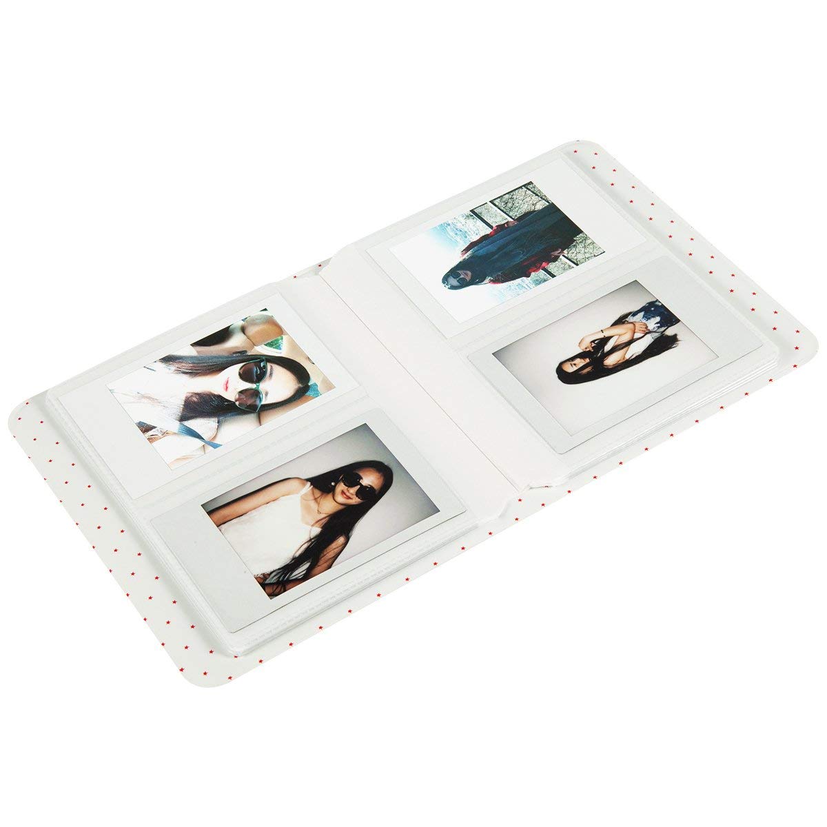 [Fuji Instax Mini 9 Photo Album] CAIUL Pieces Of Moment Book Album for Films of Instax Mini 7s 8 8+ 9 25 26 50s 70 90 (64 Photos) Ice Blue