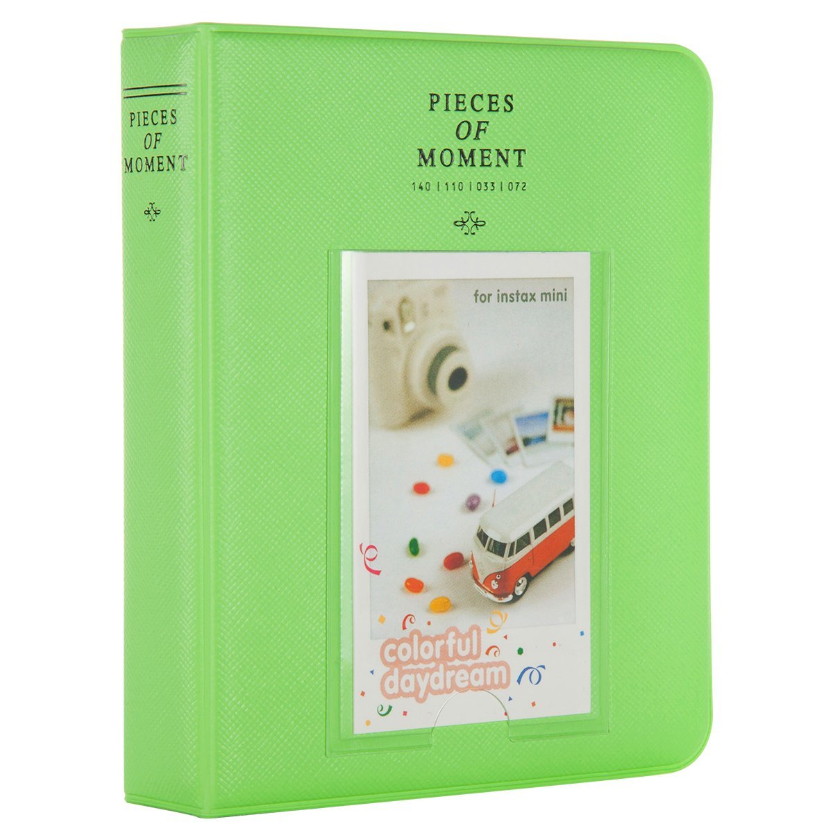 Caiul Instax Mini 9/ 8/50/70/90 Compatible Pieces Of Moment 64 Photos Album Lime Green