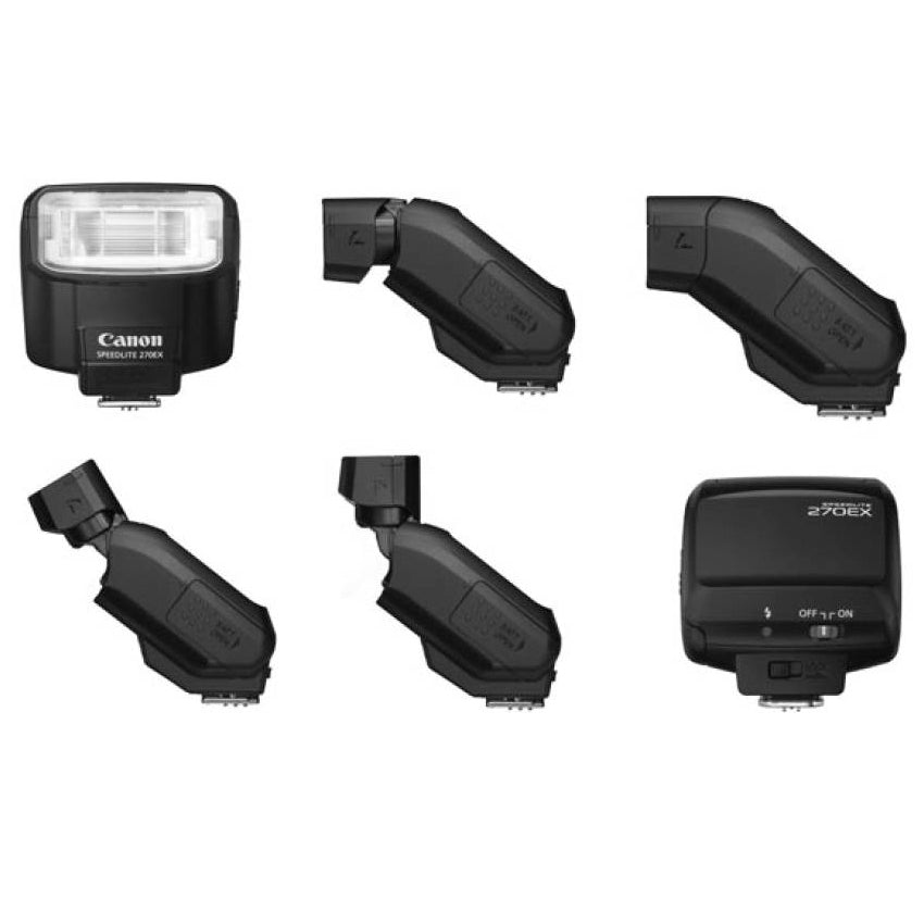 Canon 270EX II Speedlite Flash for Canon DSLR Cameras (Black)