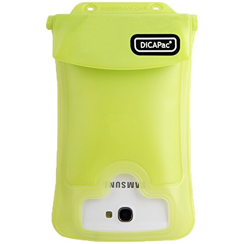 DiCAPac WPC2 Waterproof Case with Neck Strap for Samsung Galaxy Note 1/2 Green