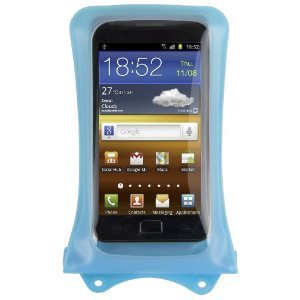 DiCaPac (Digital Camera Pack) WPC1 Waterproof Case for samsung, HTC, Blackberry and other Large Smartphones Blue