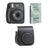 FUJIFILM INSTAX Mini 11 Instant Film Camera with 10X1 Pack of Instant Film With Black Pouch Charcoal Gray