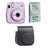 FUJIFILM INSTAX Mini 11 Instant Film Camera with 10X1 Pack of Instant Film With Black Pouch Lilac Purple