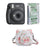 FUJIFILM INSTAX Mini 11 Instant Film Camera with 10X1 Pack of Instant Film With Floral Pouch Charcoal Gray