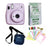 FUJIFILM INSTAX Mini 11 Instant Camera with 10 sheets film roll + camera case + bunting2, kit. Lilac Purple