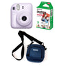 FUJIFILM INSTAX Mini 12 Instant Film Camera with 10X1 Pack of Instant Film With Pouch Kit (10 Exposures)