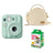 FUJIFILM-INSTAX-Mini-13-Instant-Film-Camera-with-Cream-shell-bag-and-20-Shots-Instant-film-(Lagoon-Green)-1