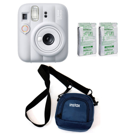 FUJIFILM-INSTAX-mini-13-Instant-Film-Camera-with-Twin-Pack-of-Instant-Film-With-Pouch-Kit-Clay-White-20-Exposures-1