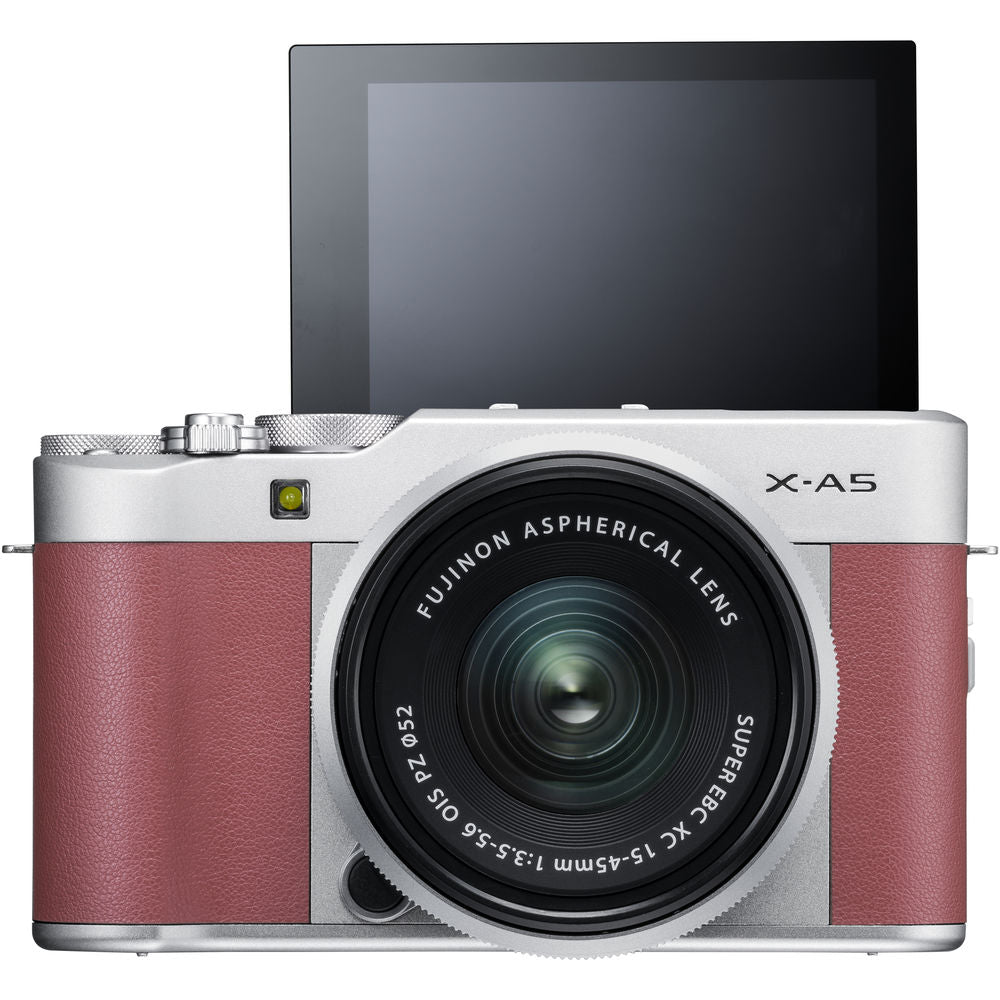 FUJIFILM X-A5 Mirrorless Digital Camera with 15-45mm Lens Pink