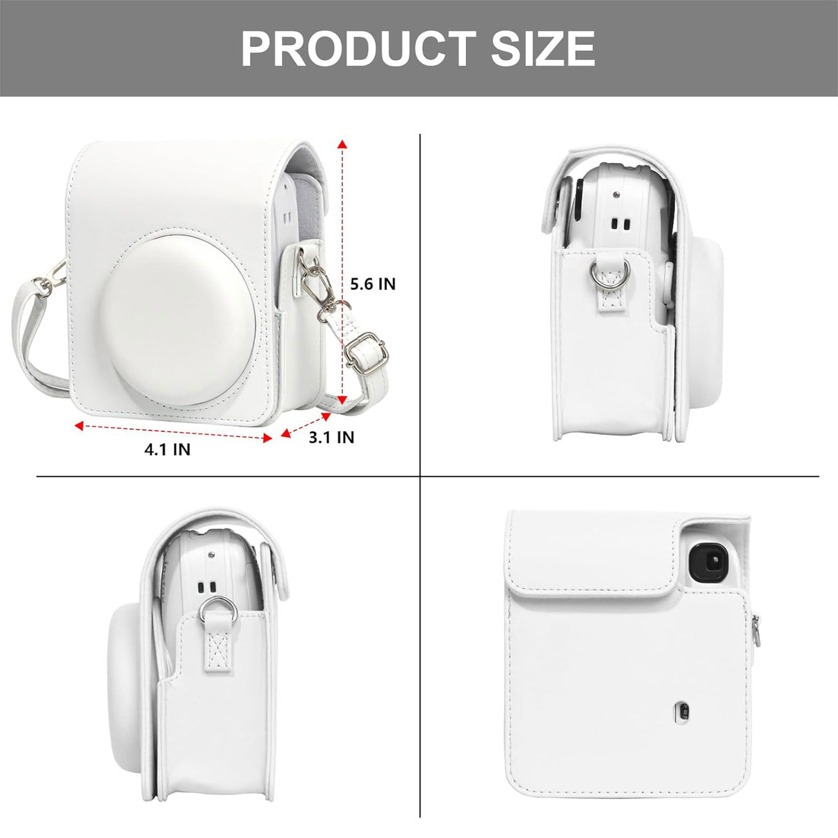 Zikkon Carrying Bag with Adjustable Shoulder Strap for FujiFilm Instax Mini 13 Camera