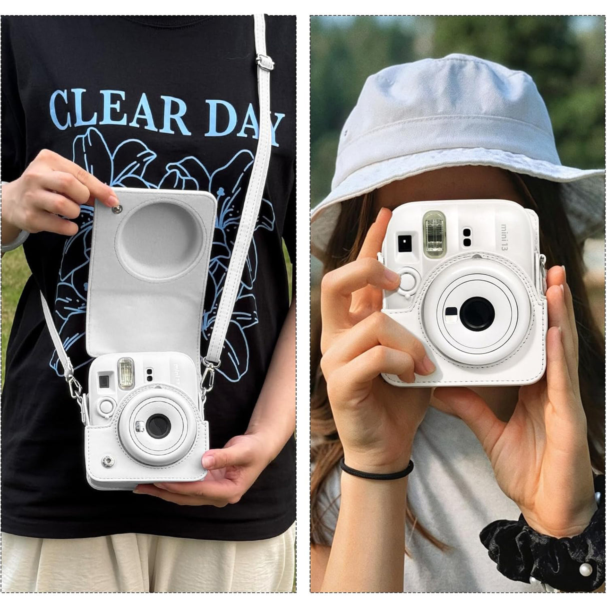 Zikkon Carrying Bag with Adjustable Shoulder Strap for FujiFilm Instax Mini 13 Camera