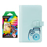 Fujifilm Instax  mini 10X1 rainbow Instant Film with 96-sheet Album for mini film (Ice blue)