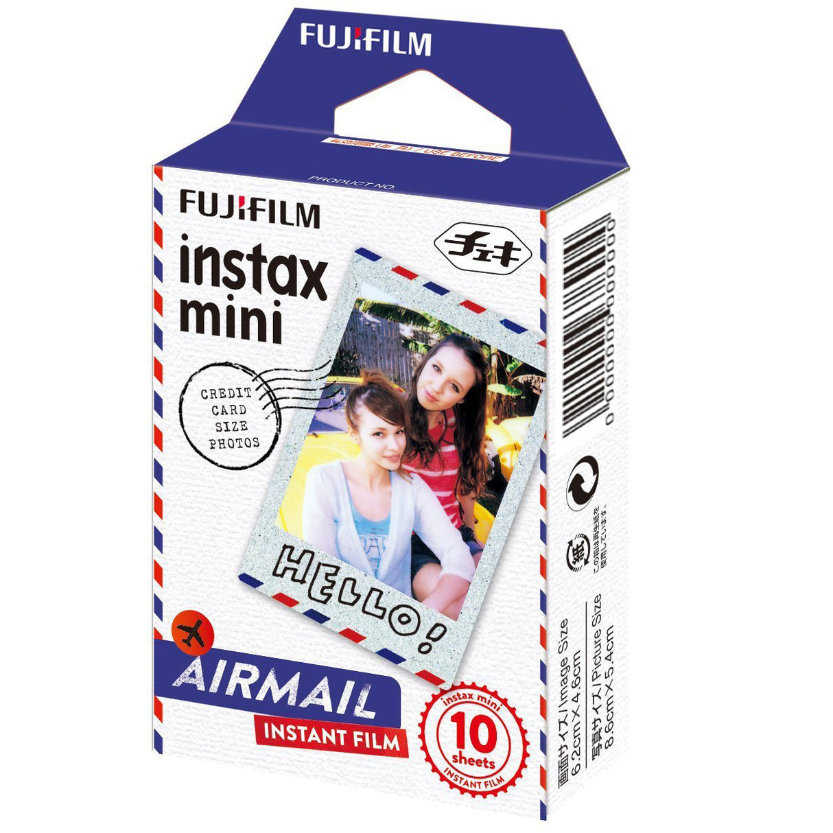 FUJIFILM Instax Mini 10x1 Instant Film Airmail