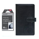Fujifilm Instax Mini 10X1 Monochrome Instant Film with 96-sheet Album for mini film
