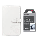 Fujifilm Instax Mini 10X1 Monochrome Instant Film with 96-sheet Album for mini film