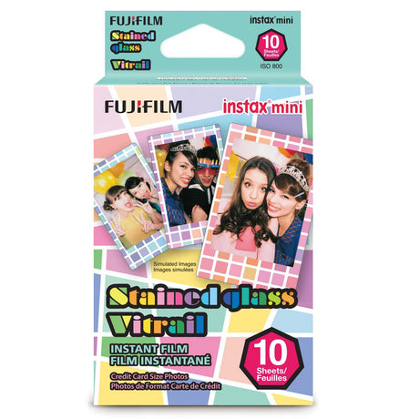 FUJIFILM Instax Mini 10x1 Instant Film Stained Glass