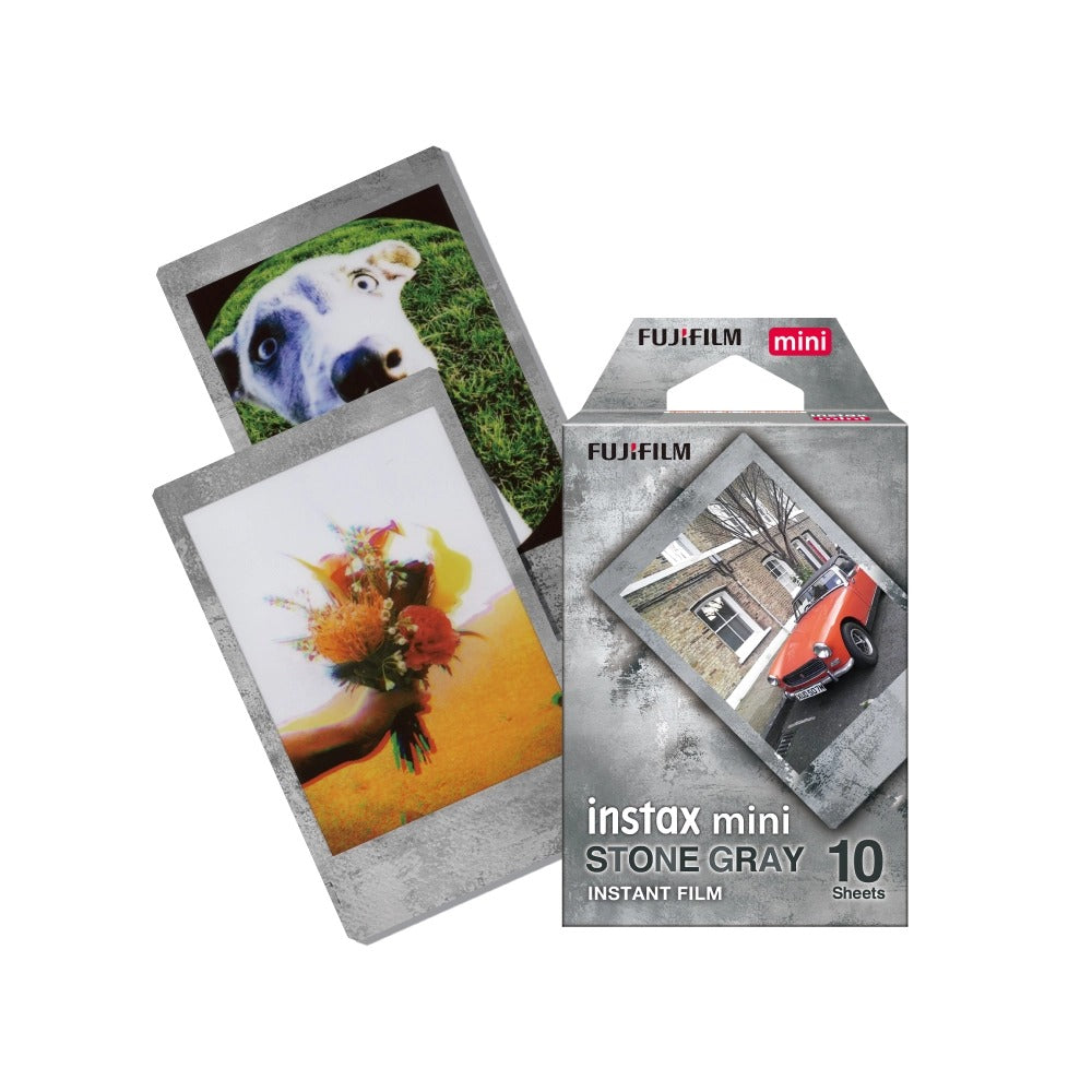 FUJIFILM Instax Mini 10x1 Instant Film Stone Gray
